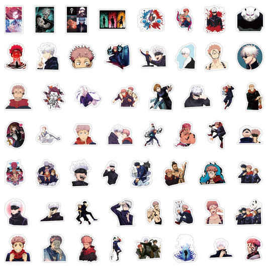 ZUIYIJIANGNAN Jujutsu Kaisen stickers for laptops add personal style with durable waterproof vinyl.
