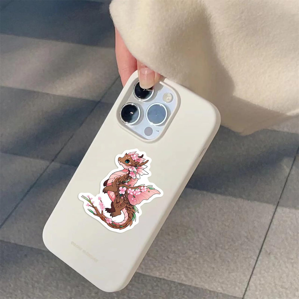 ZUIYIJIANGNAN kid-friendly dragon stickers, non-toxic and easy to apply.