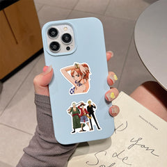 ZUIYIJIANGNAN One Piece Sanji battle stickers for laptops and phones, high-definition print.