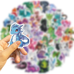 ZUIYIJIANGNAN pre-cut dragon stickers, easy to peel and stick anywhere.