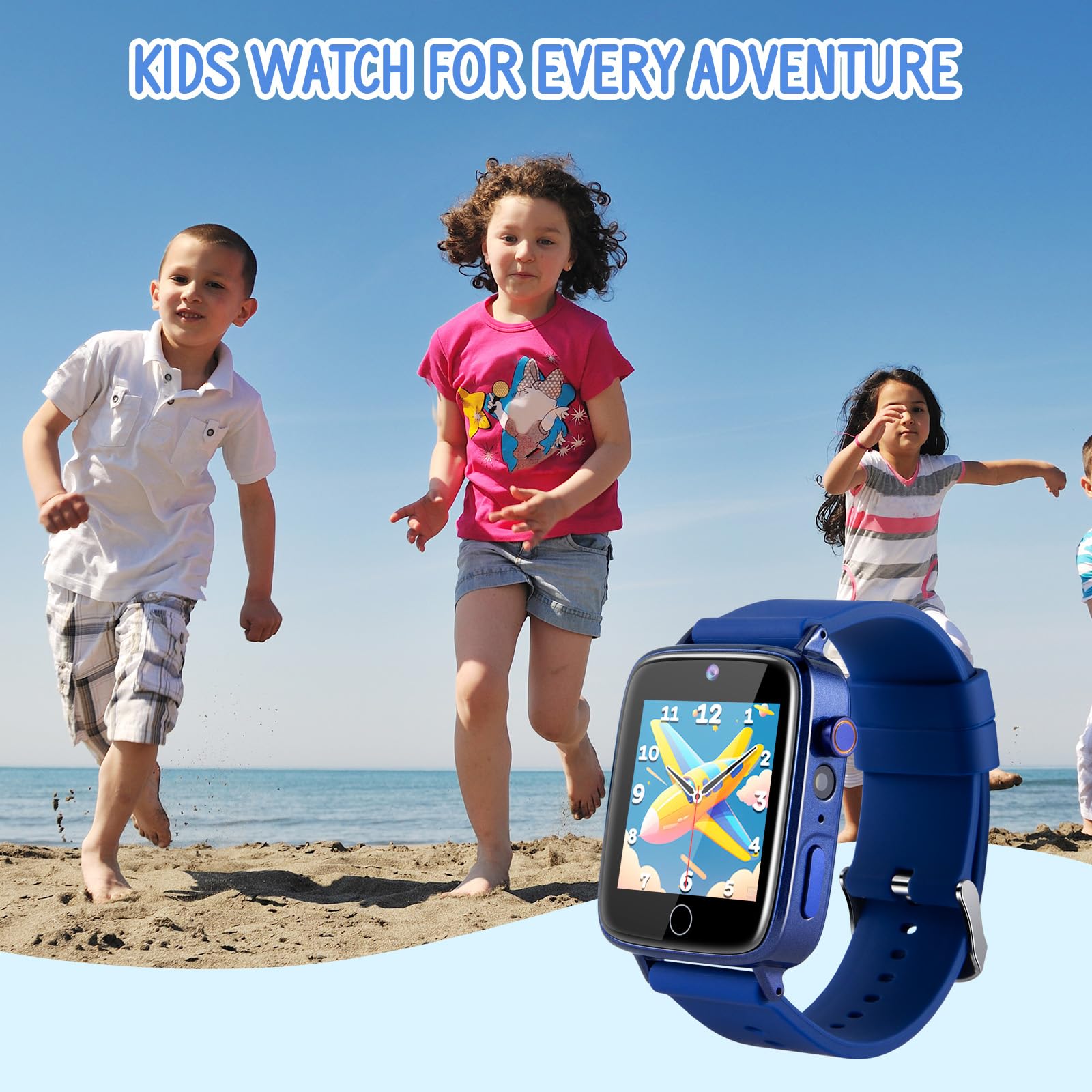 ZUODUN kids watch 26 puzzle games challenges logic and reflexes in a playful way.