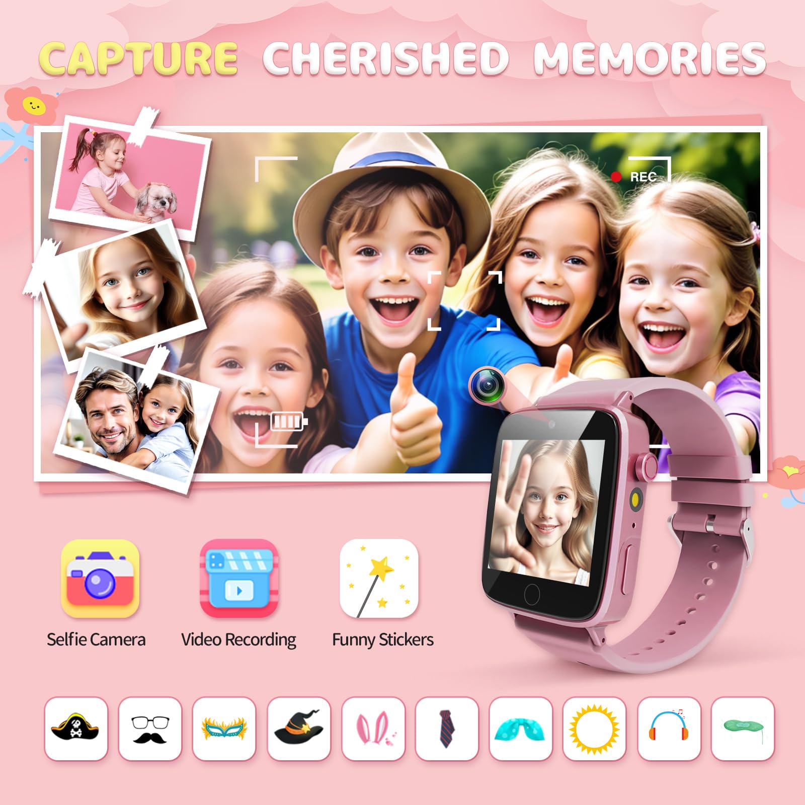 Zuodun kids watch alarm clock supports routines