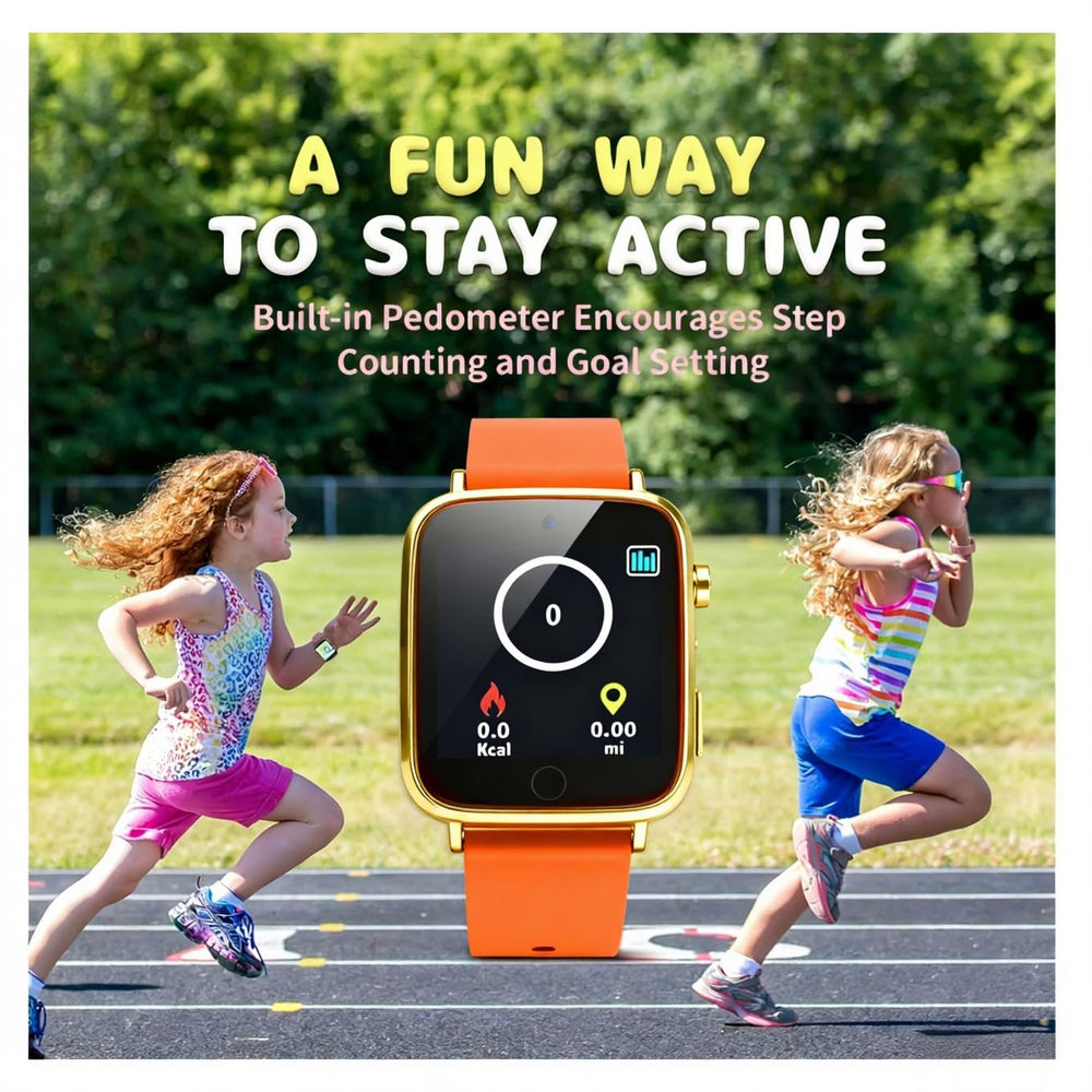 ZUODUN Kids Watch orange stickers wallpaper personalize photos with themes.