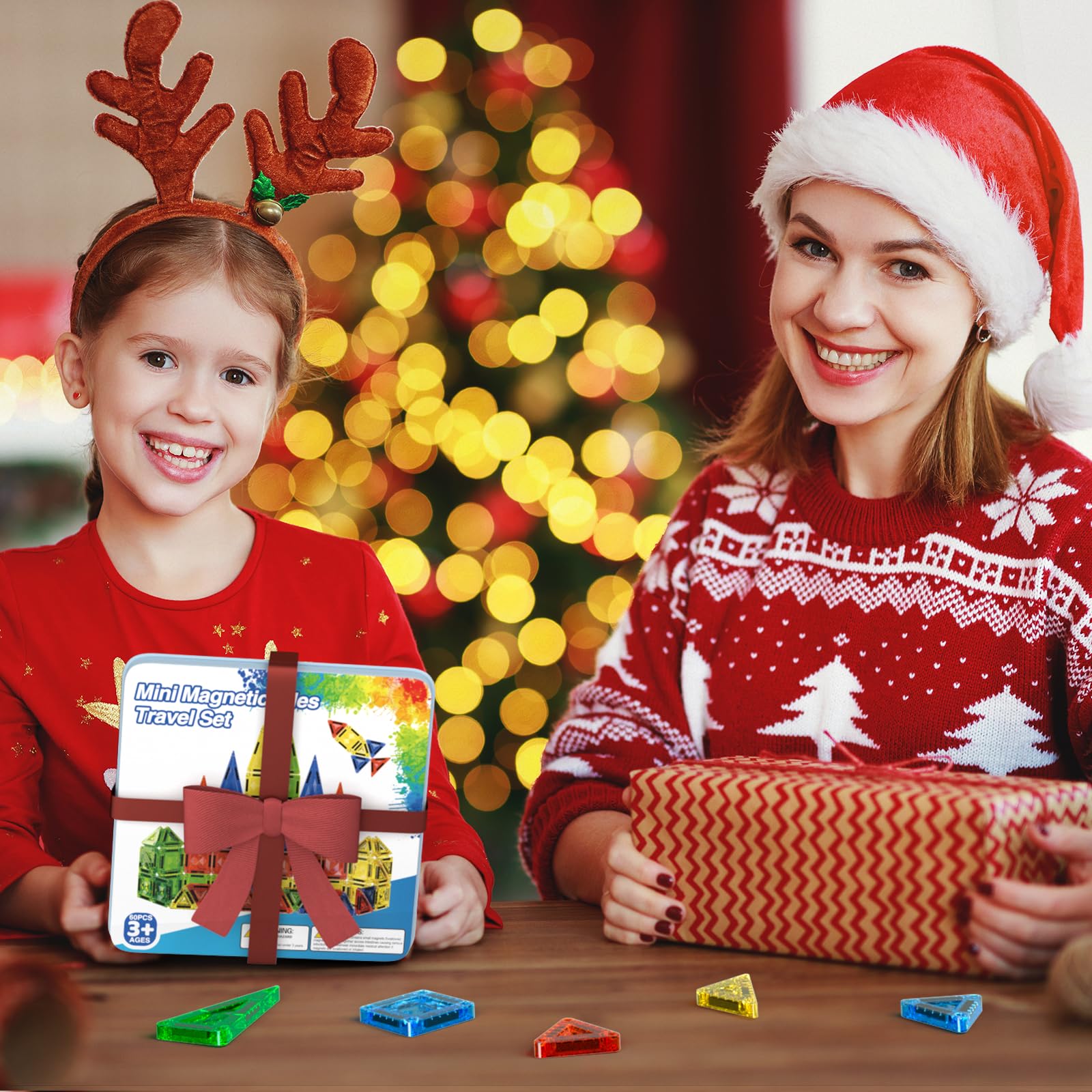 Zupooko kids playing with magnetic tiles in cars supports screen-free fun