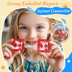 Zupooko Mini Magnetic Tiles use BPA-free plastic with smooth edges
