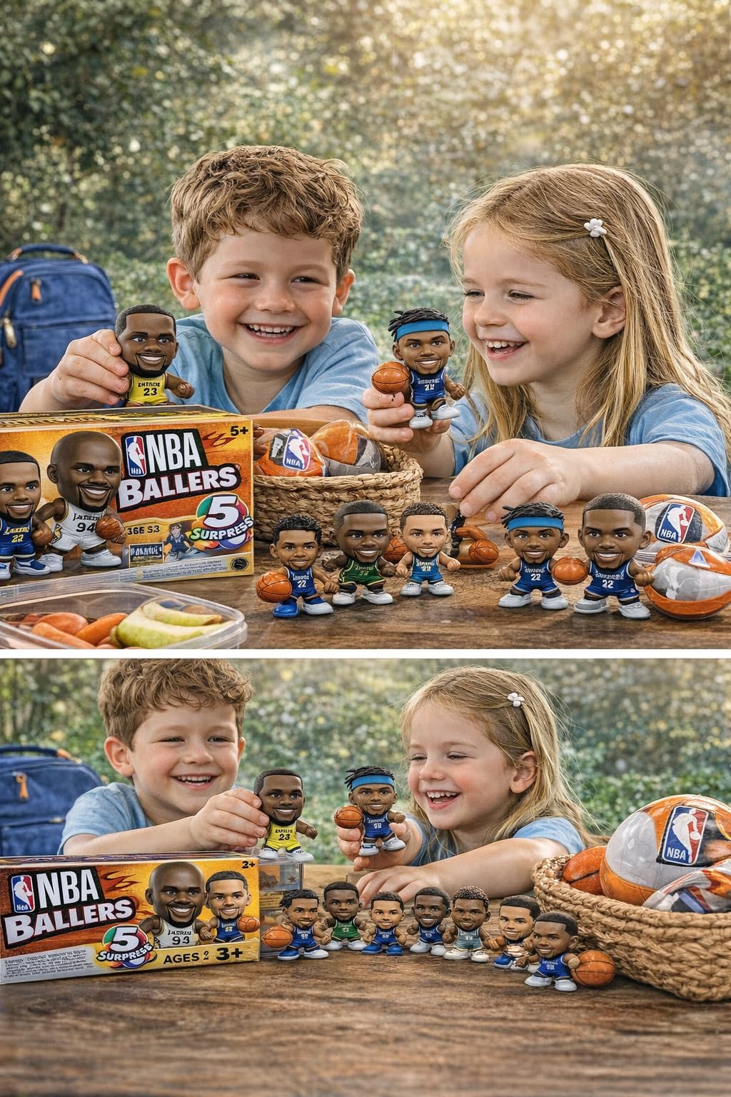 Official NBA Ballers Series 2 poster included for fan-inspired room decor