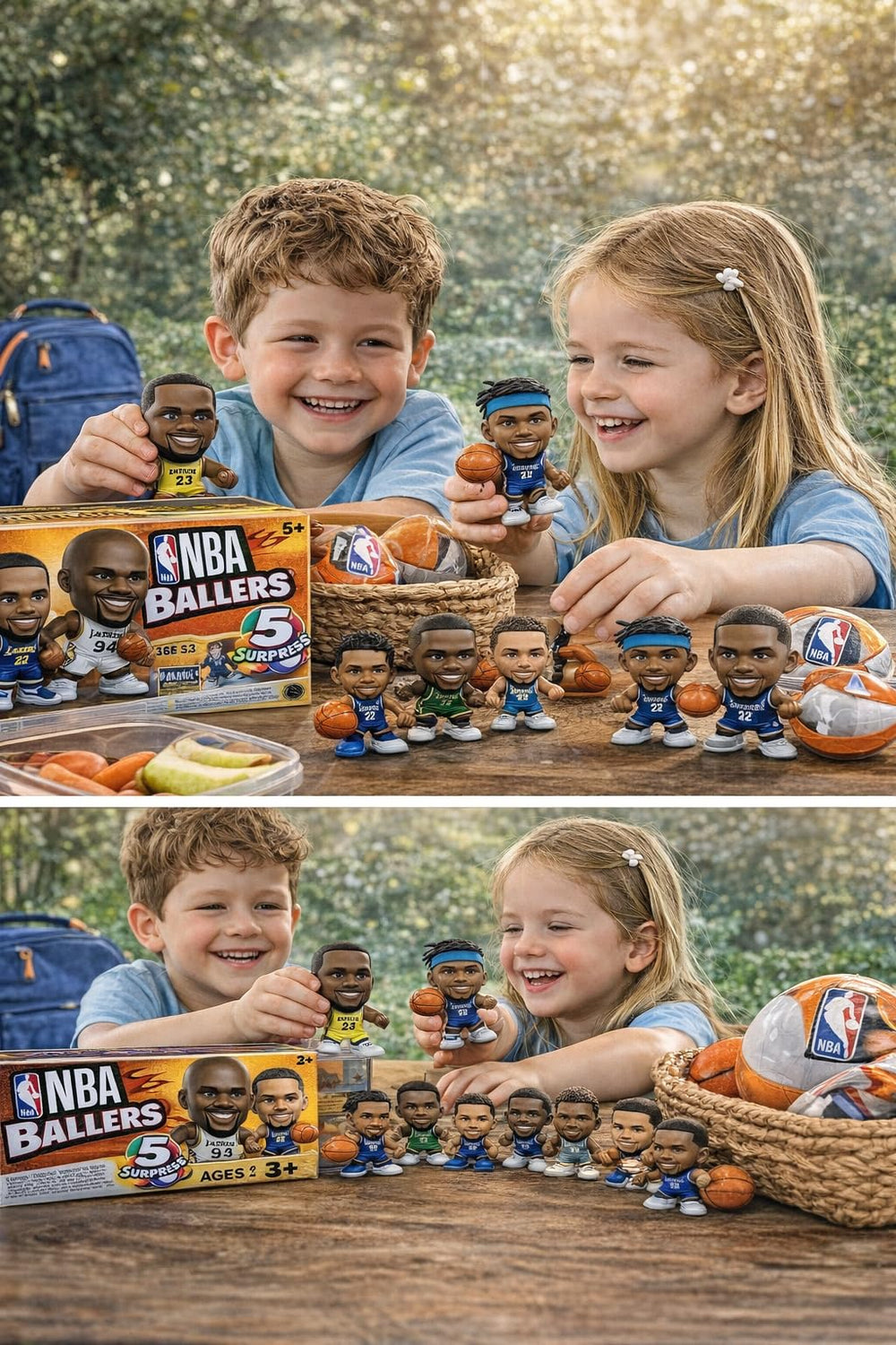 Official NBA Ballers Series 2 poster included for fan-inspired room decor