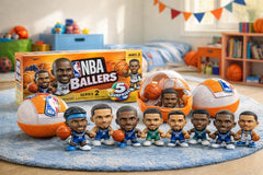 Surprise accessories add variety like launchers and trophies for unboxing fun