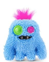 ZURU Baby Fuggs plush monster, 3.5-inch mini collectible for desk display.