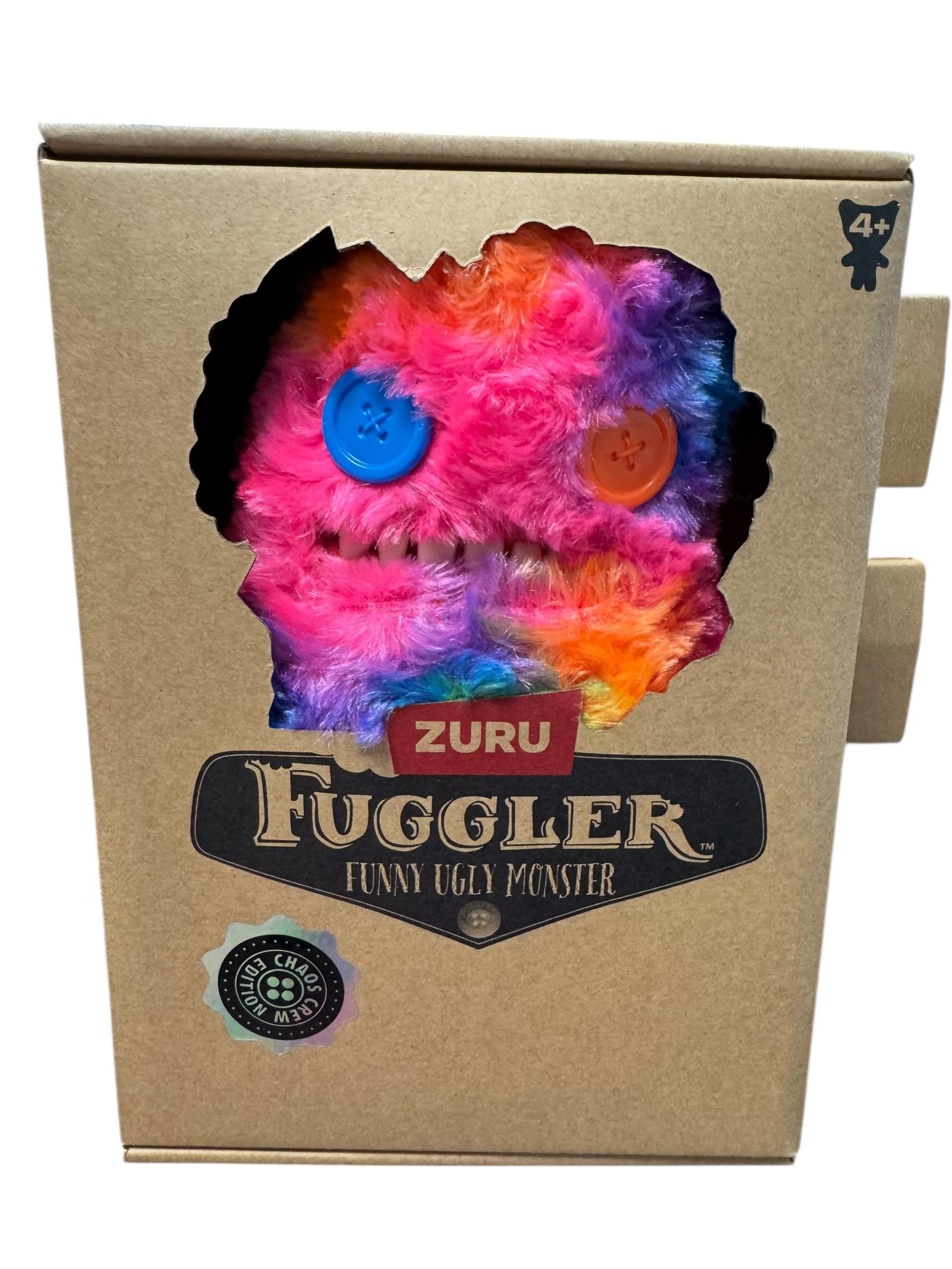 ZURU Fuggler Chaos Crew colorful fur close-up highlights vibrant personality for room décor