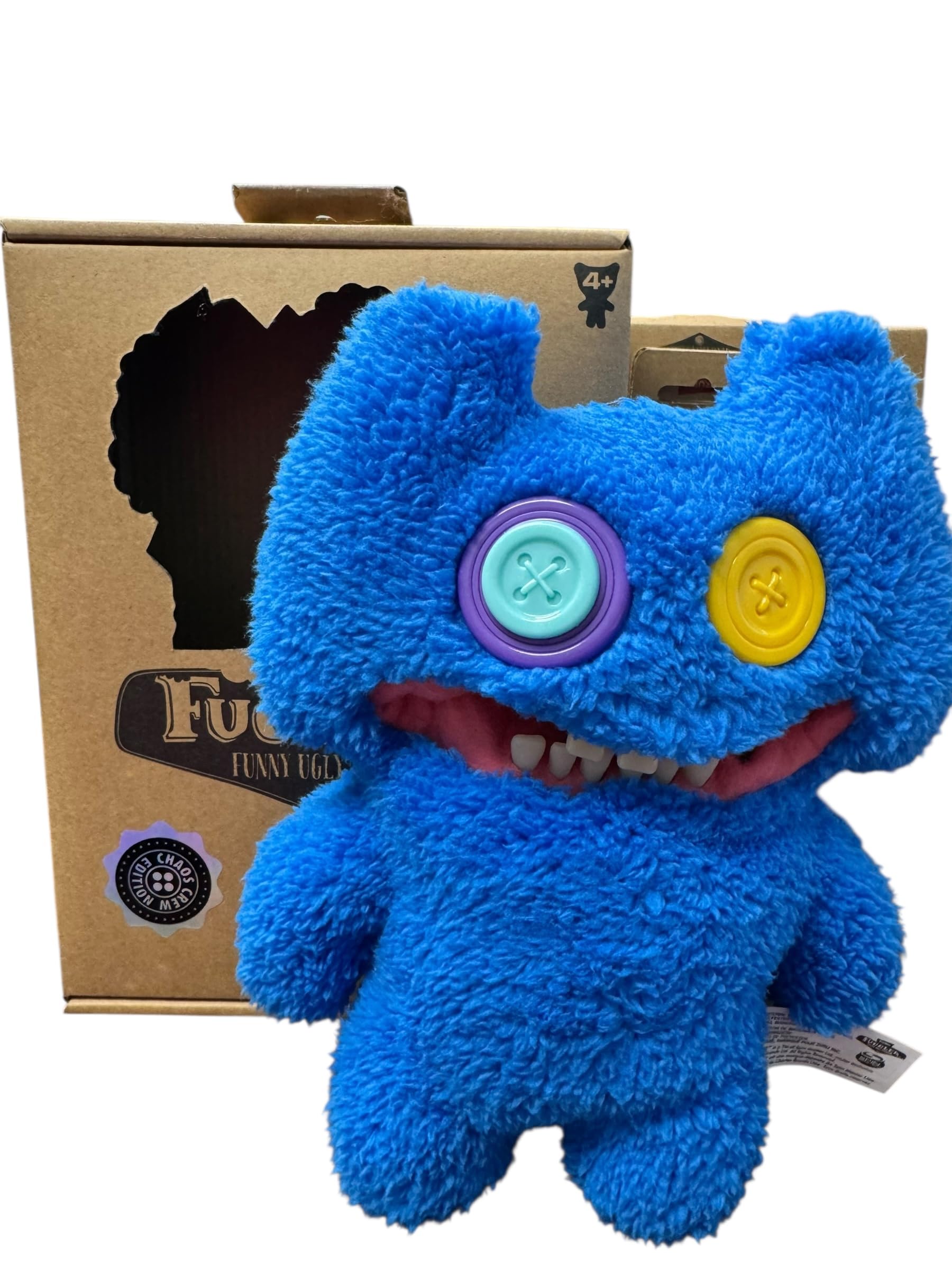 ZURU Fuggler Chaos Crew colorful fur highlights vibrant character for playful decor.