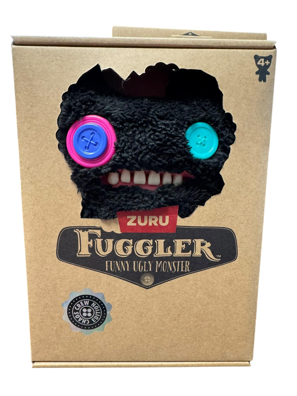 ZURU Fuggler Chaos Crew colorful plush fur in tie-dye rainbow for playful display