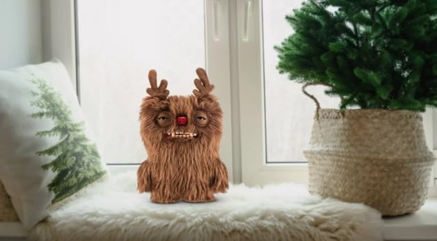 ZURU Fuggler festive gingerbread-man plush with bow tie sparks giggles.
