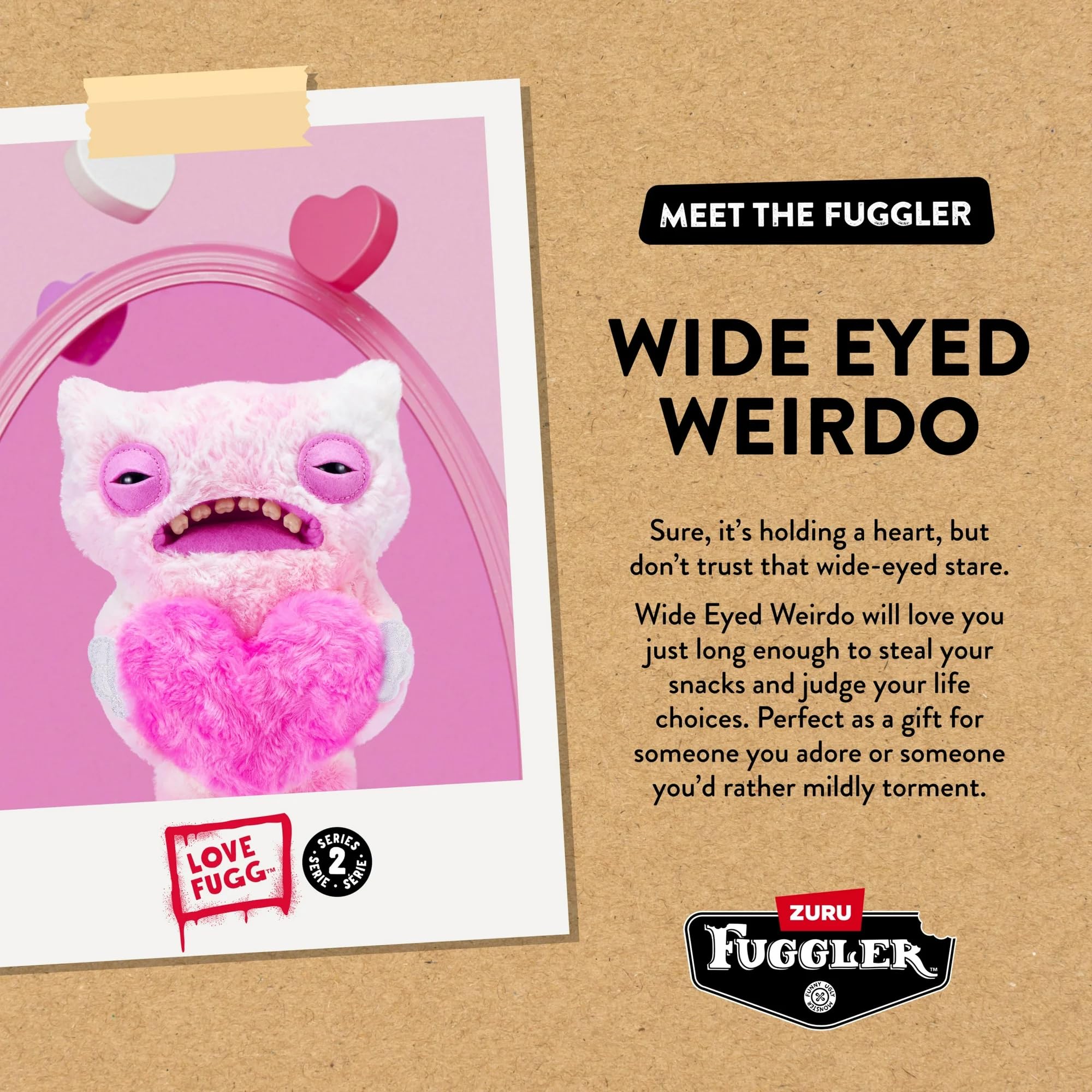 ZURU Fuggler Love Fuggs S2 Pink gift-ready for quirky gift ideas
