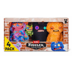 ZURU Fuggler multi-colored tie-dye monster plush, vibrant display piece and storytelling prop