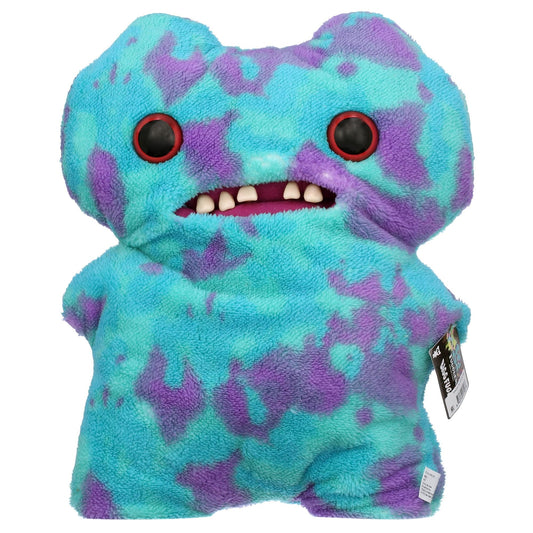 ZURU Fugglers Bigg Fuggs Gaptooth McGoo, 17-inch blue-purple plush, ideal for cuddling and room decor.