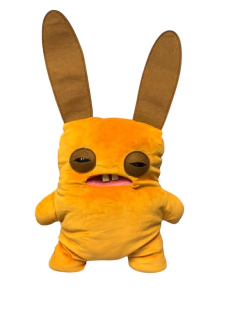 ZURU Fugglers Bigg Fuggs Rabid Rabbit Orange pose for playful display and cuddling.