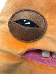 ZURU Bigg Fuggs Rabid Rabbit Orange plush highlights human-like teeth detail.