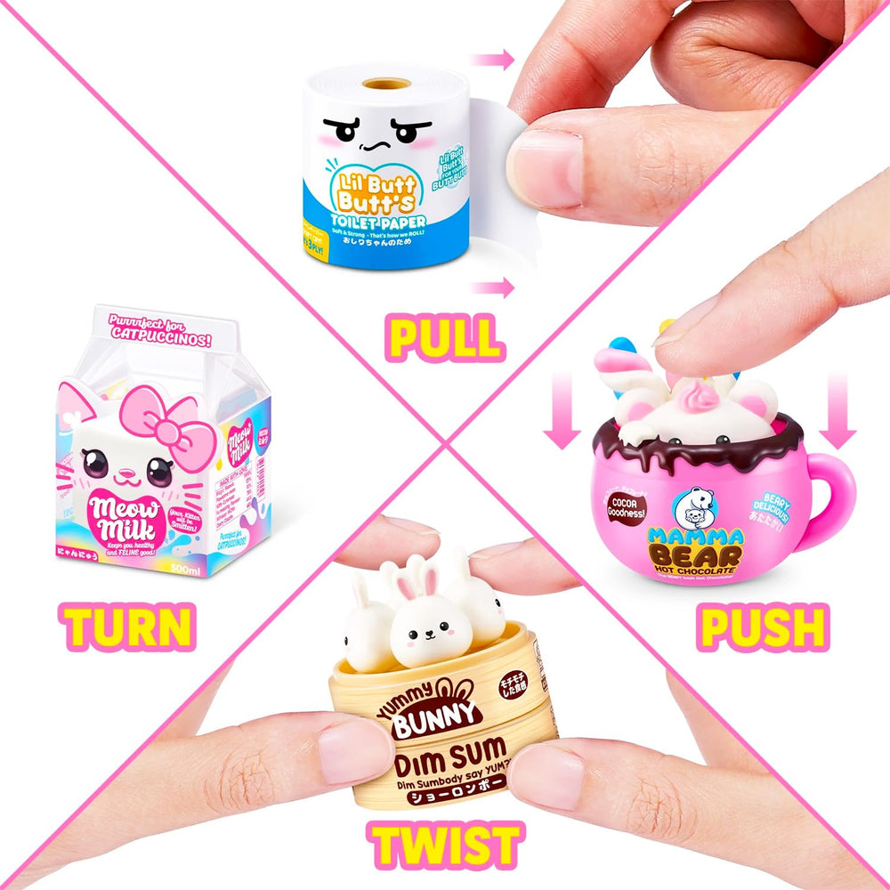 Zuru Kawaii Mini Brands Beach Kids door hanger and stickers included for room decor