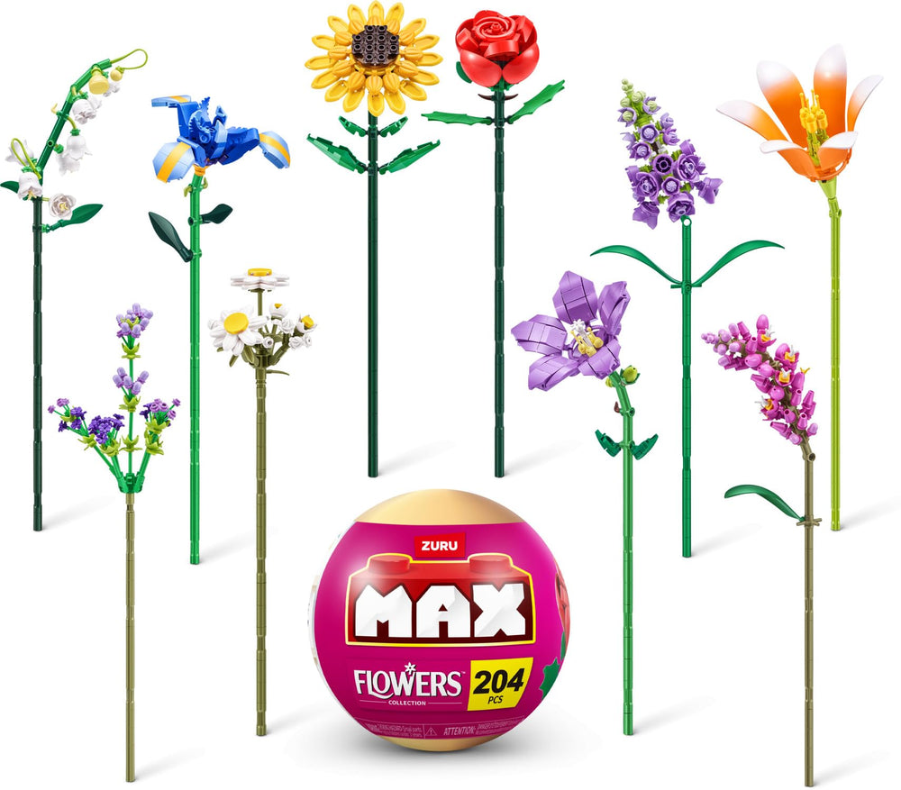 ZURU MAX Premium Garden Long Flowers nine-image set for versatile decor