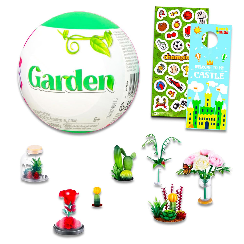 Zuru Mini Brands Garden Ball mystery opens to tiny garden pieces for imaginative play