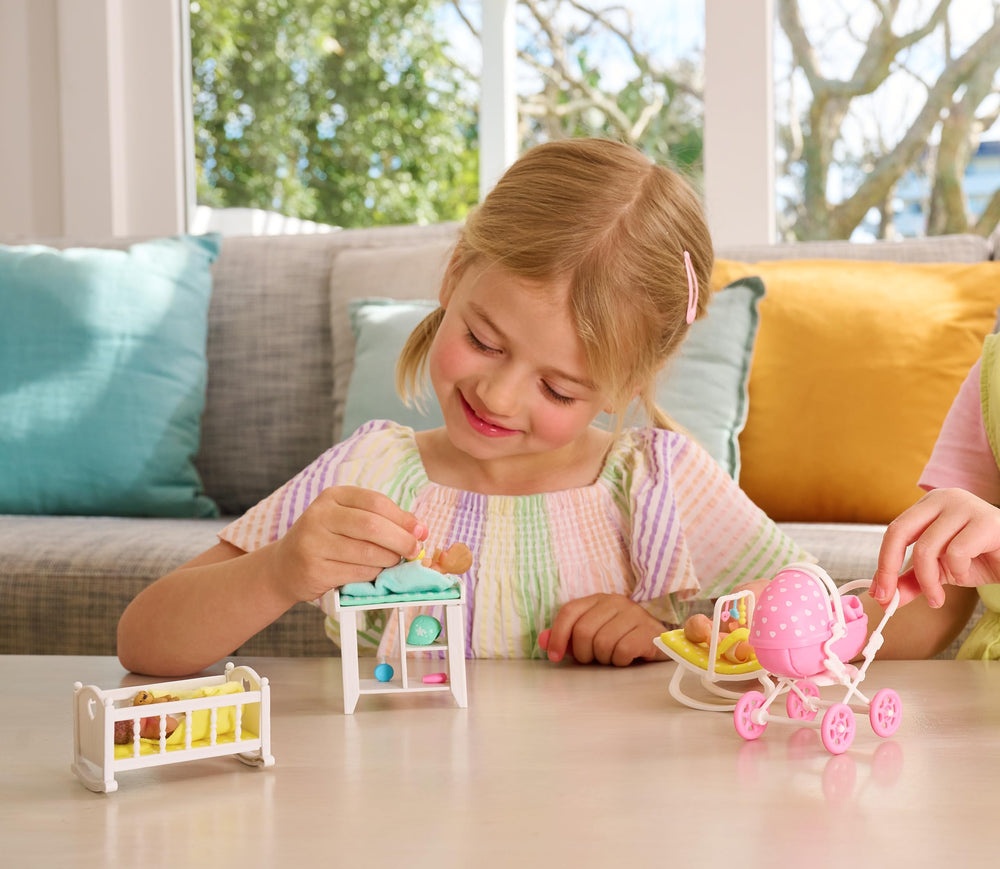 ZURU My Mini Baby Series 1 miniature baby details showcase for realistic pretend play.