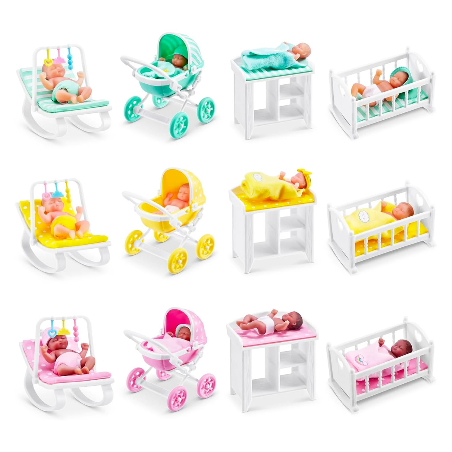 Zuru My Mini Baby accessories accompany the baby for creative mix-and-match play.