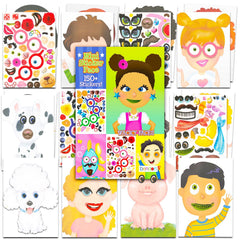 Zuru My Mini Baby create-a-face stickers customize your mini babies.