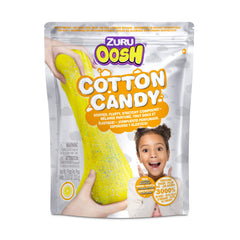 ZURU Oosh Cotton Candy slime in a large foil bag with lemon scent for sensory play