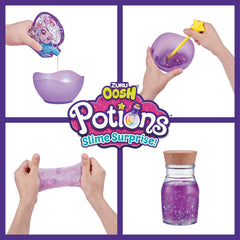 ZURU OOSH liquid glitter adds shimmering scent and sparkle to slime crafts.