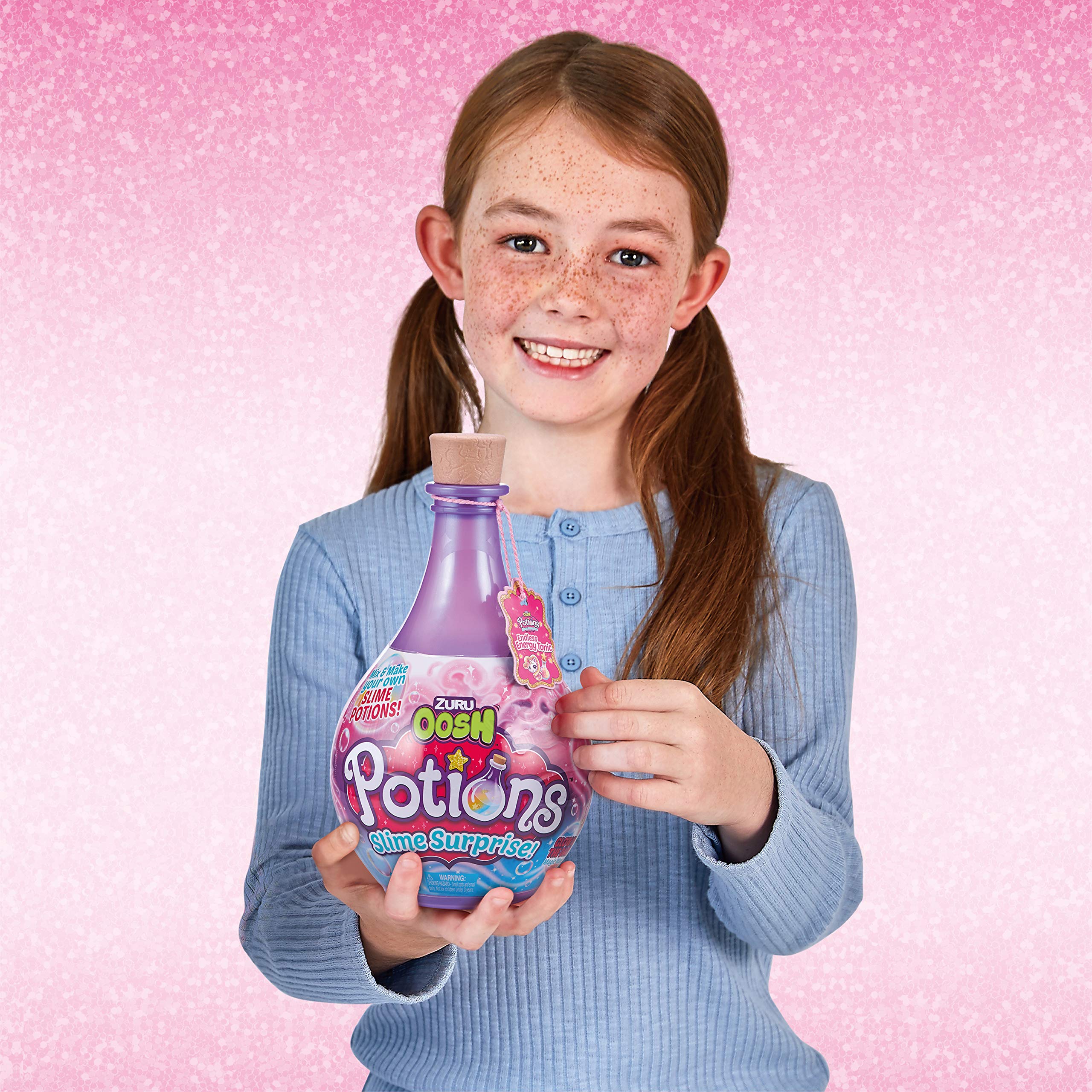 ZURU OOSH magic mermaid beads add texture and craft-ready sparkle to slime.