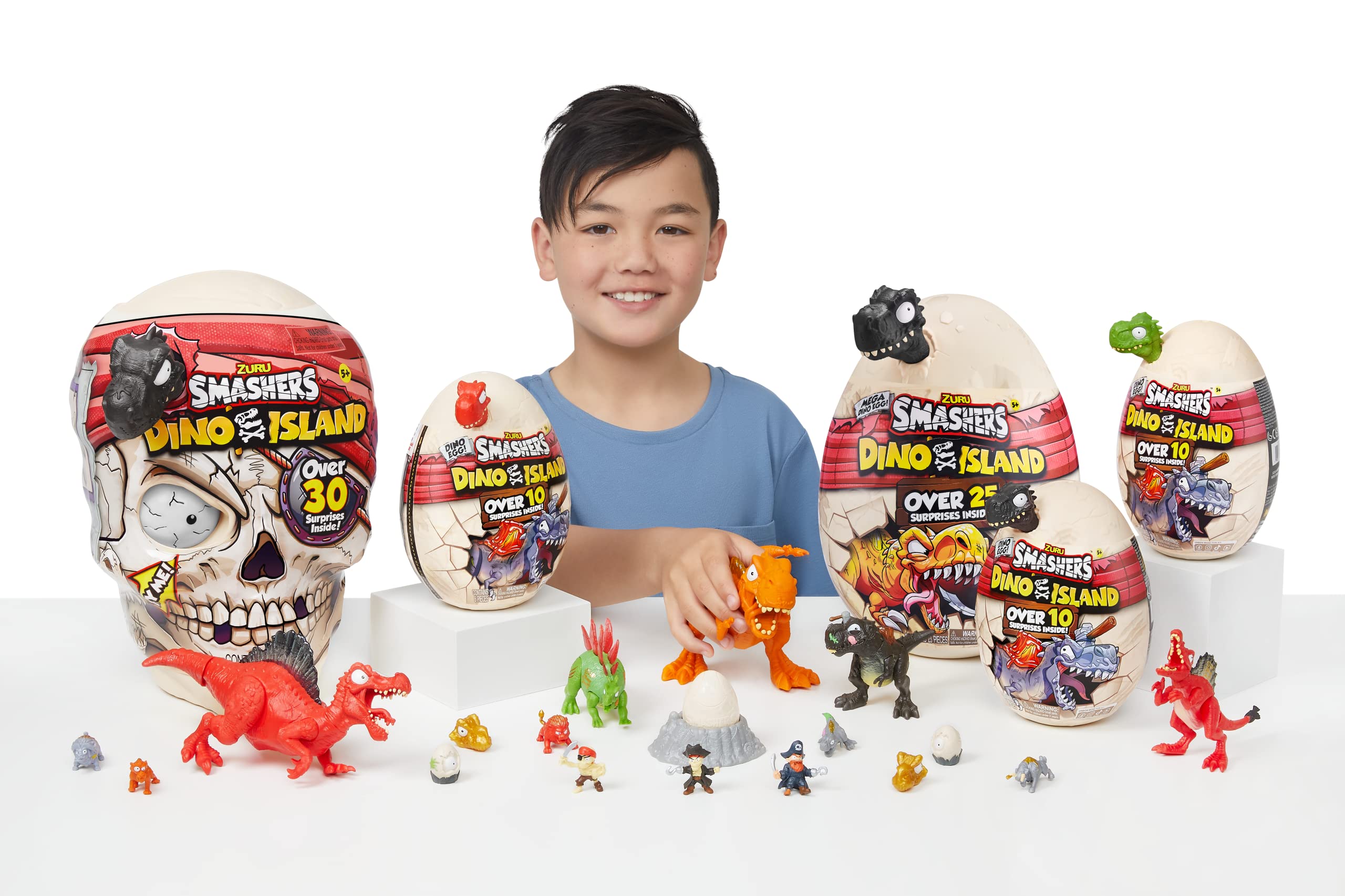 ZURU SMASHERS T-Rex figure as the mighty collectible from the egg.