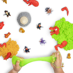 Cotton candy foam layer in the ZURU Smashers Dino Island Mega Egg