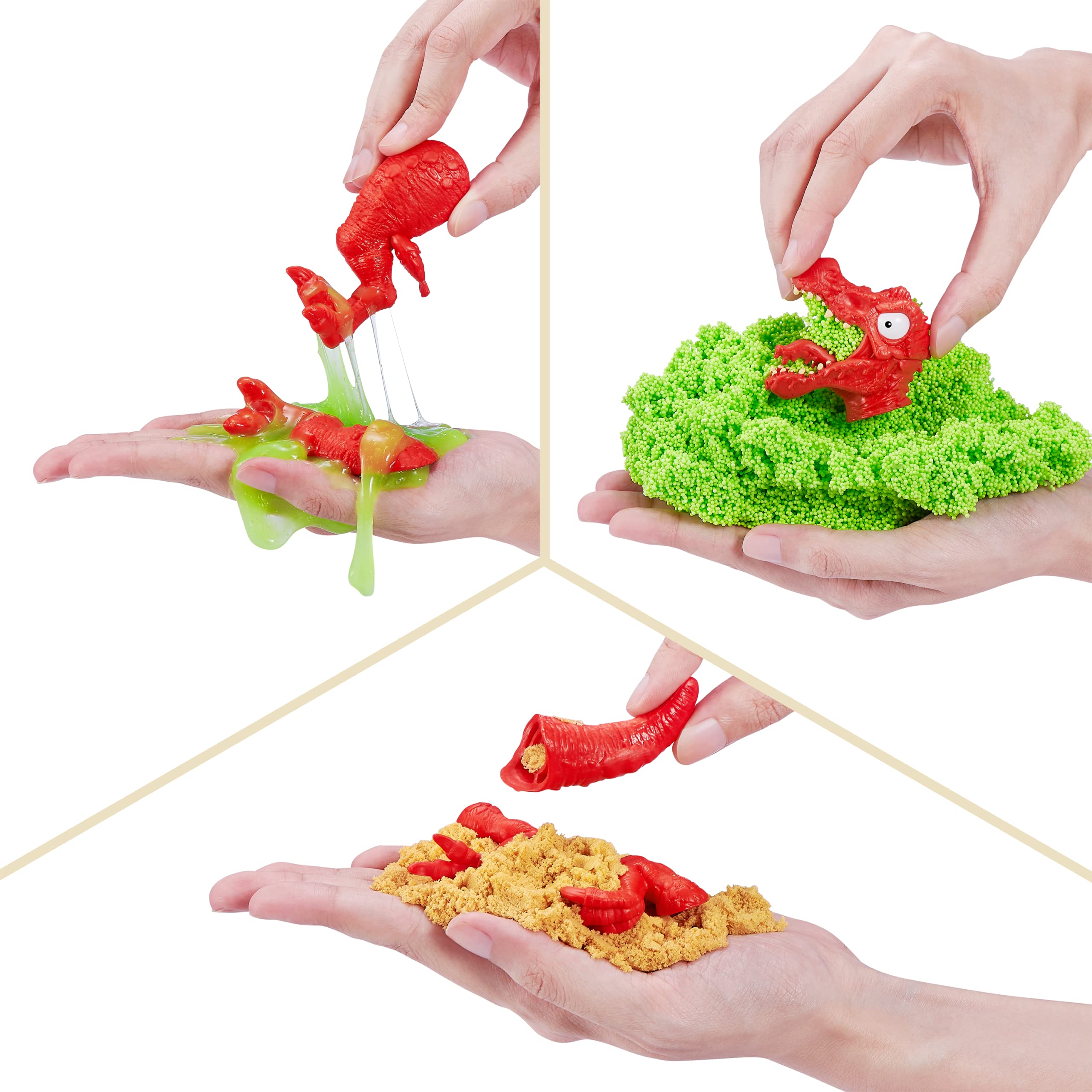 Mini eggs and exclusive characters from the Dino Island Smashers set