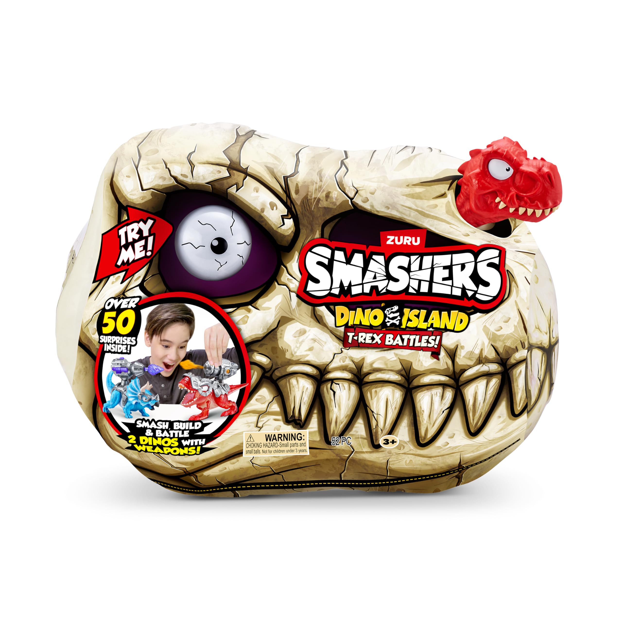 ZURU SMASHERS sand and slime digging reveals dino pieces