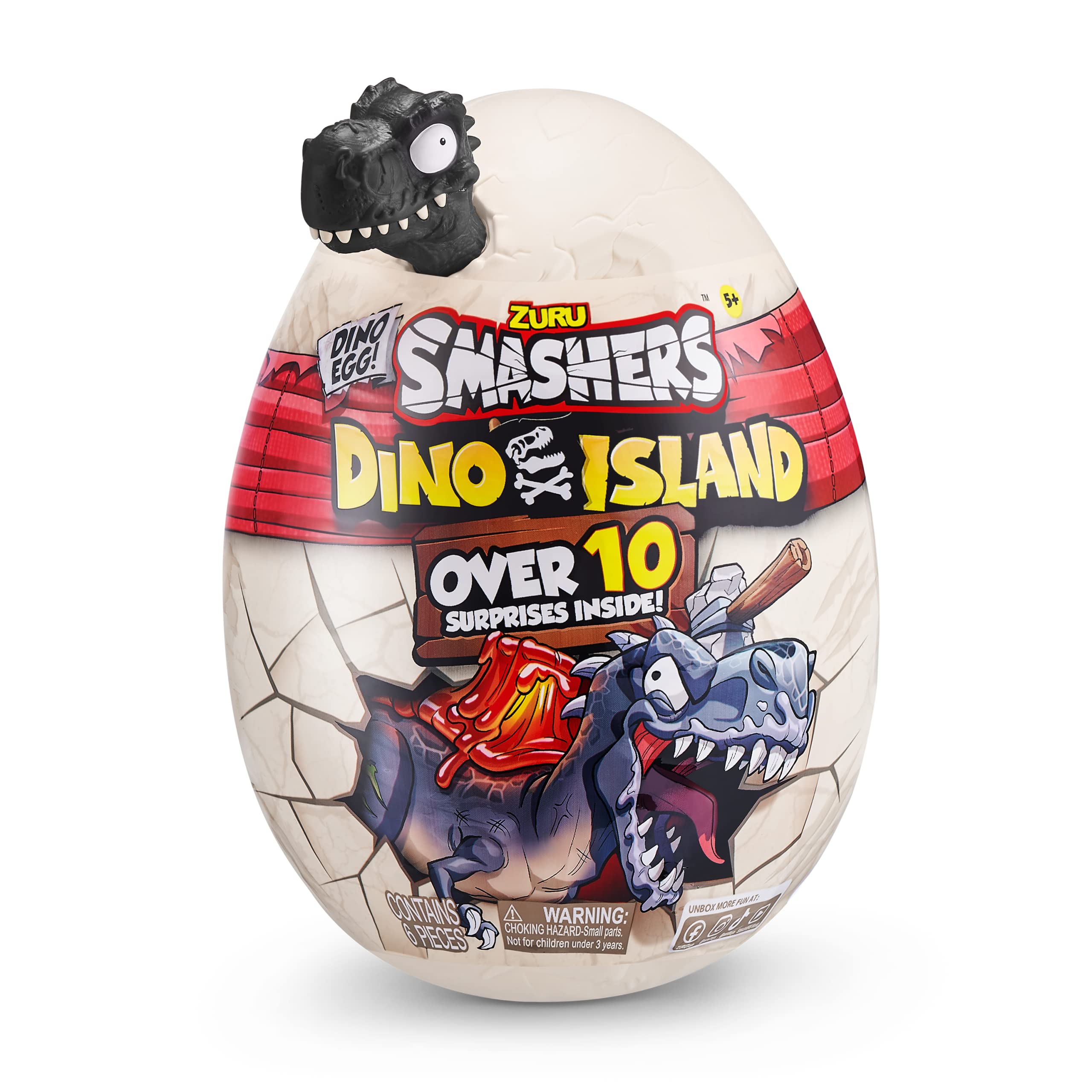ZURU SMASHERS squishy sand and stretchy slime provide tactile excitement.
