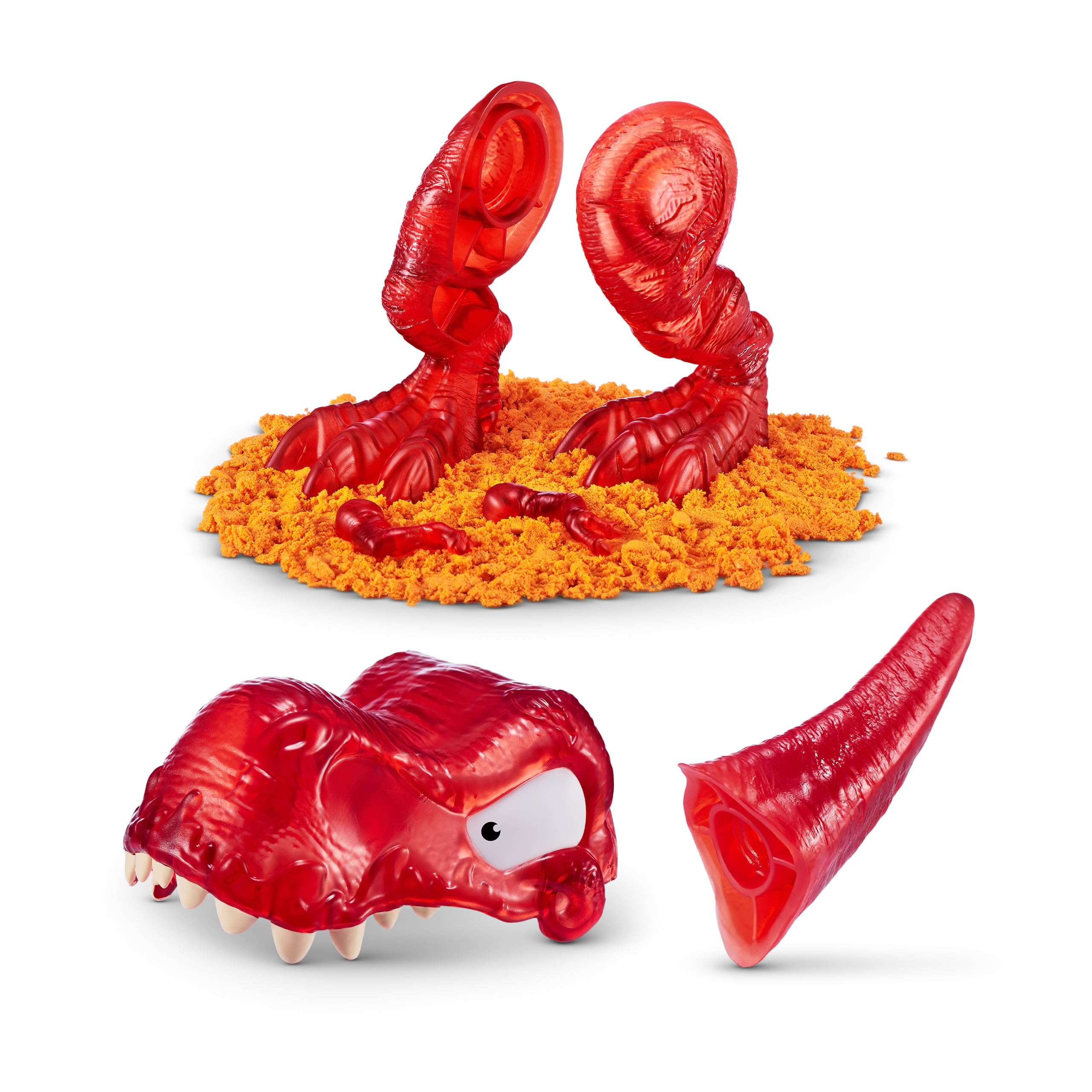 ZURU SMASHERS four dinos to collect include two T-Rex and two Triceratops