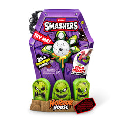 ZURU Smashers Mega Horror House eye activation lights up monster head for interactive play
