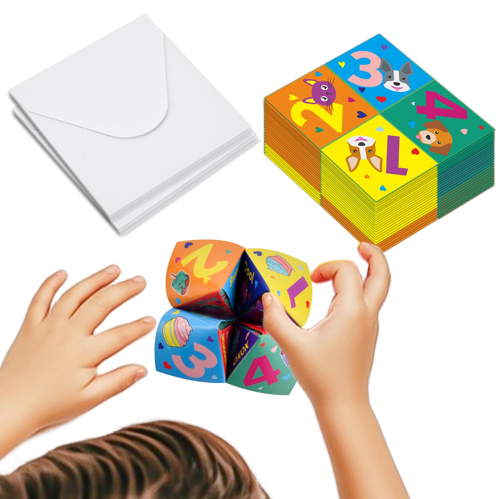 Zutcogo cootie catcher folding instructions help kids assemble quickly.