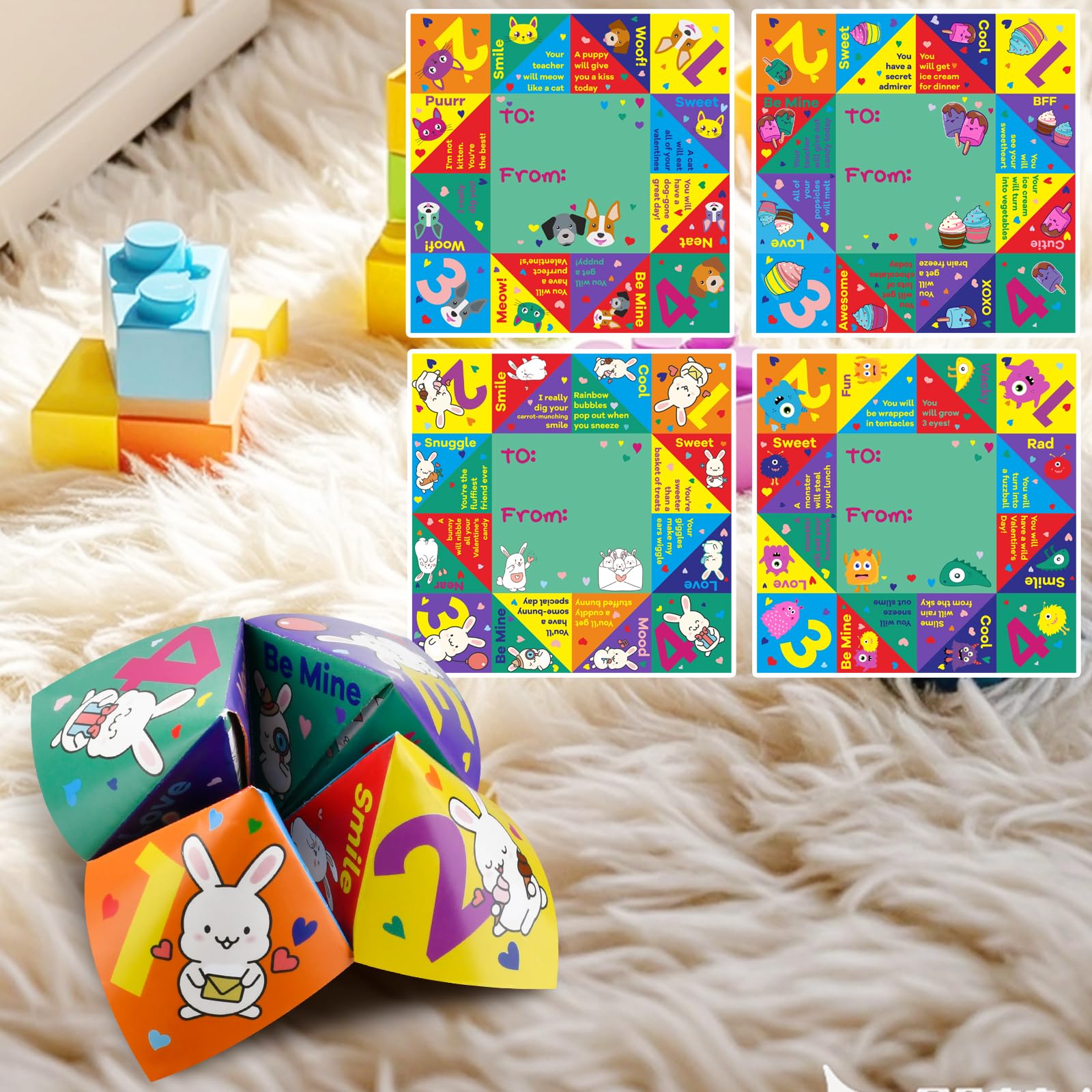 Zutcogo thick cardstock ensures durable fun and long-lasting use.