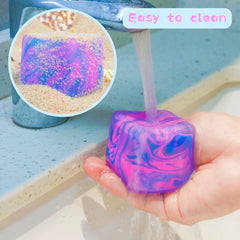 Zuvooi stress cube shown in a classroom prize context for students.