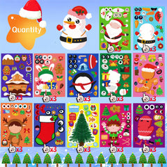 Zuxedle snowman and tree stickers, durable vinyl for windows, notebooks, and classroom decorations.