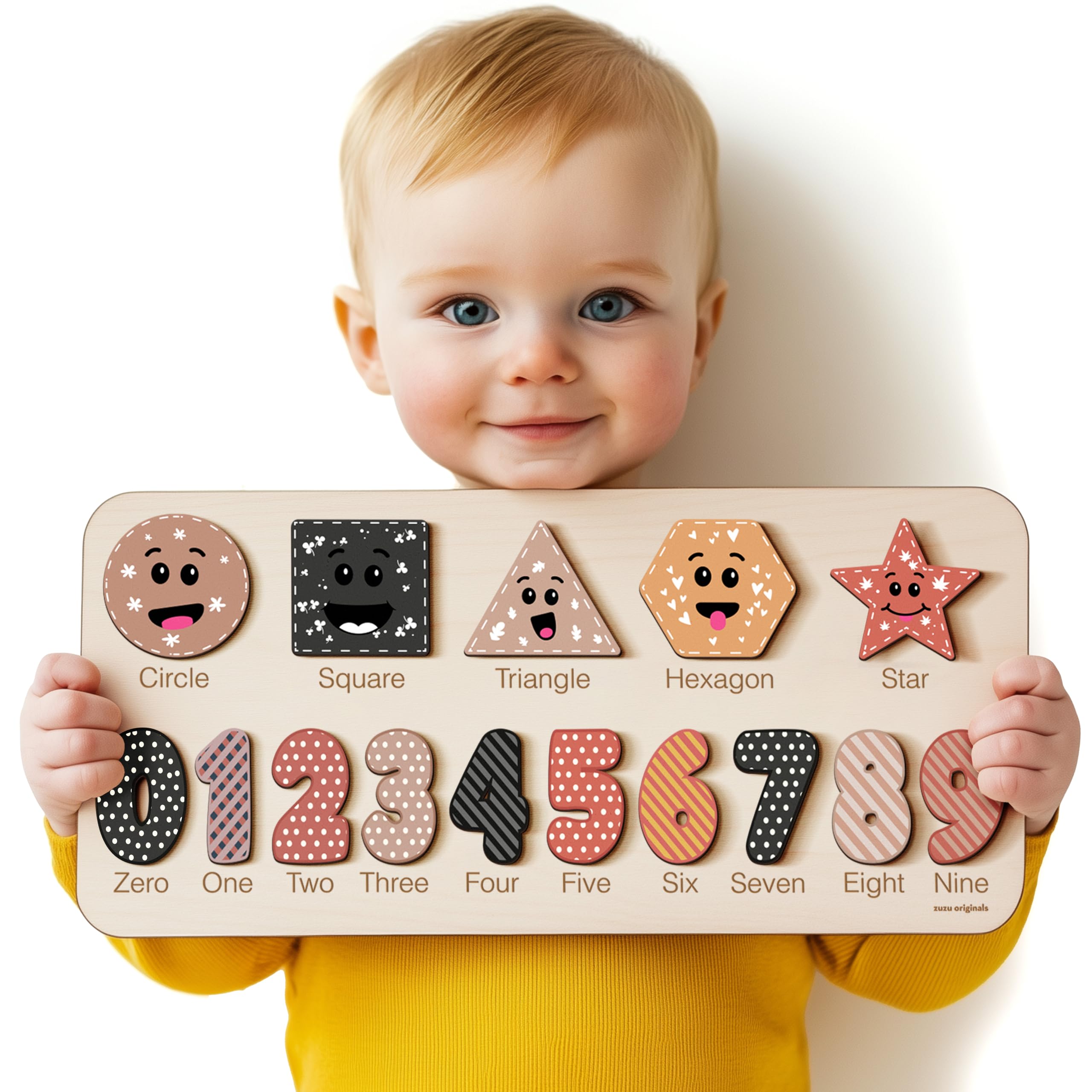 Zuzu Puzzle gift-ready packaging makes a thoughtful baby or toddler gift.
