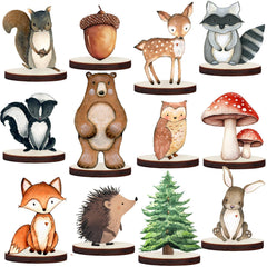 ZVAOLEE woodland bear centerpiece adds natural charm to your table decor.