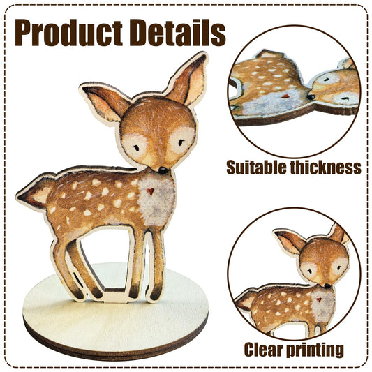 ZVAOLEE deer centerpiece brings woodland elegance to baby showers or birthdays.