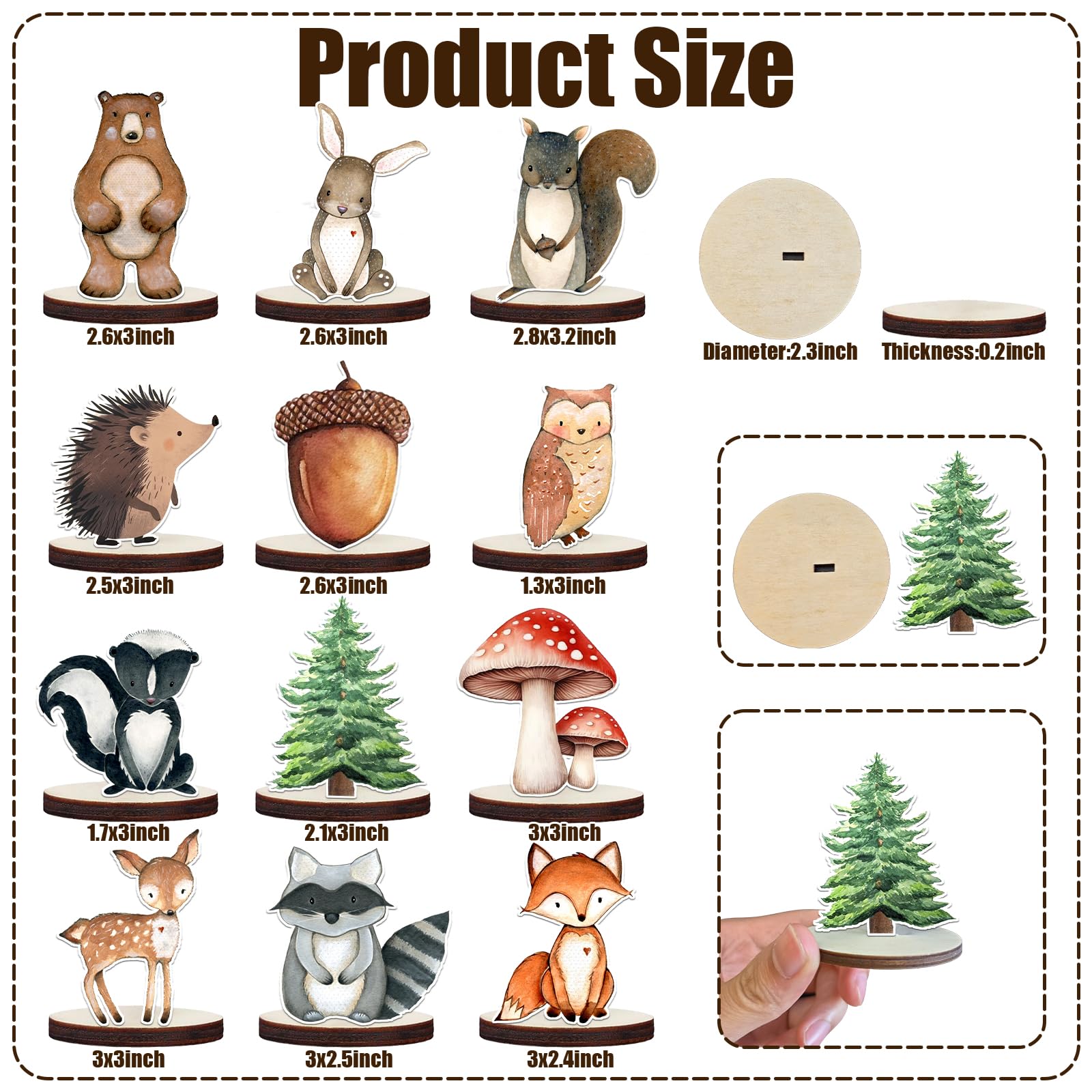 ZVAOLEE owl centerpiece creates a forest-inspired focal point for celebrations.