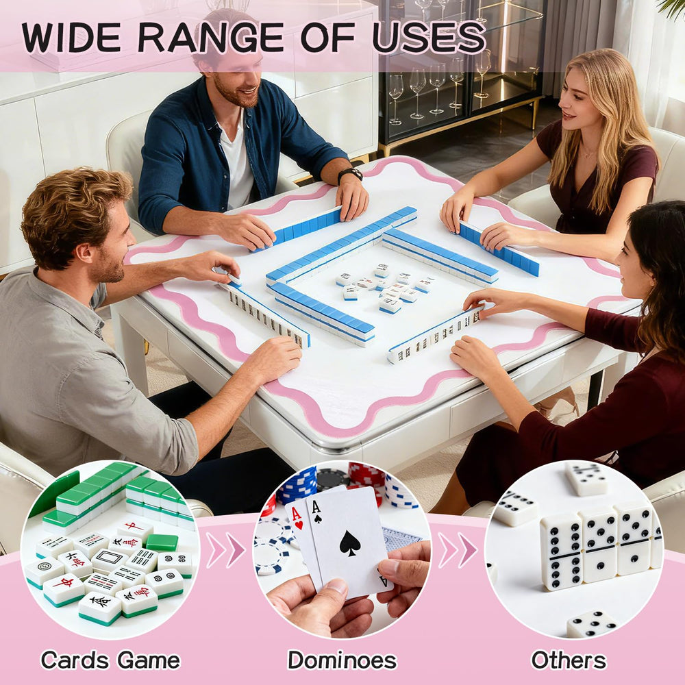 ZWFCGMMBC anti-slip rubber backing keeps mat stable during play