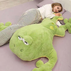 Zxioral frog plush with long arms and legs, great for cuddling and posing.