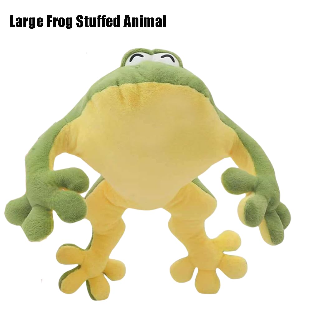Zxioral large frog plush brightens a nursery or kid’s room with friendly charm.
