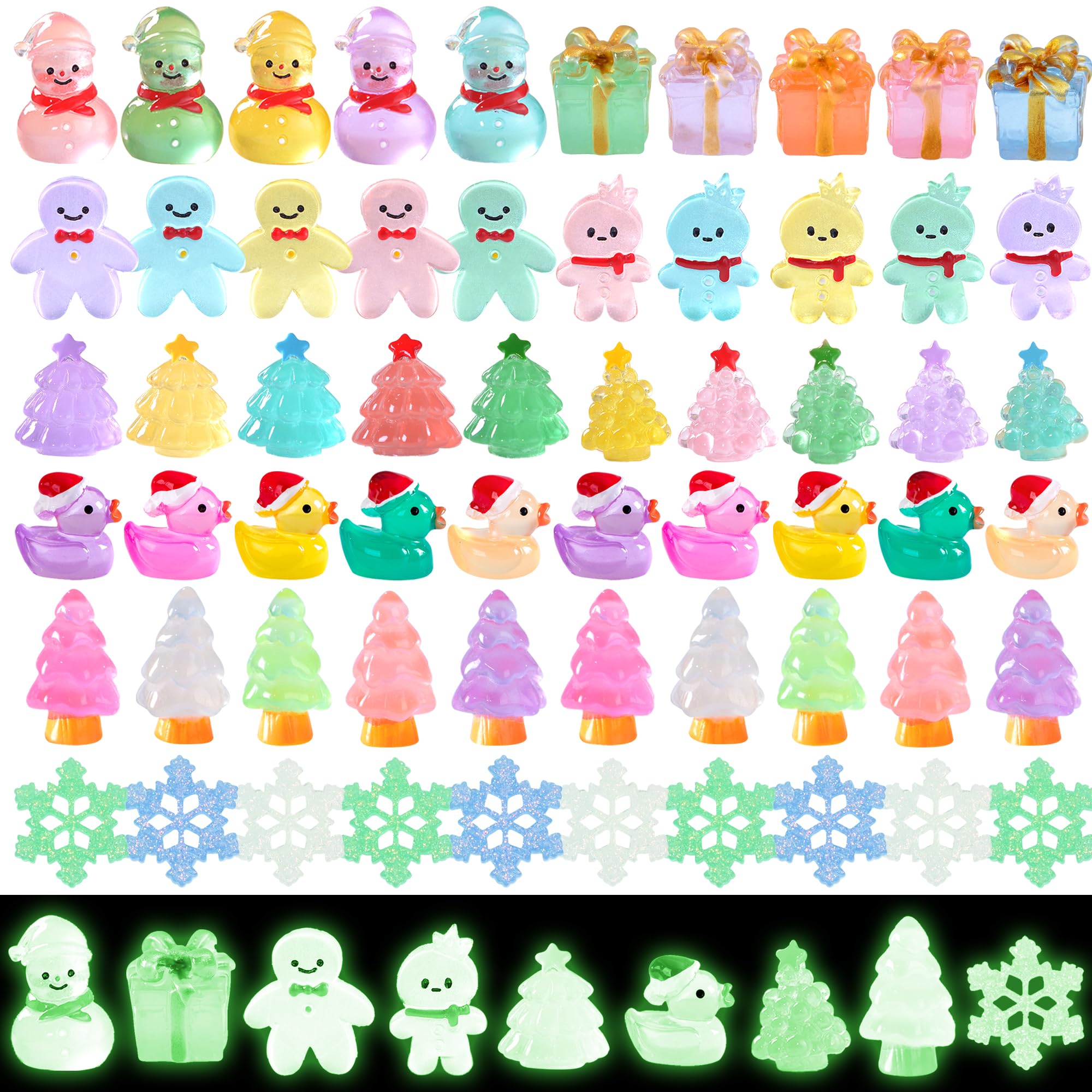 ZXSWEET resin figures with crowns glow, ideal for DIY crafts